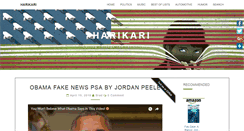 Desktop Screenshot of harikari.com